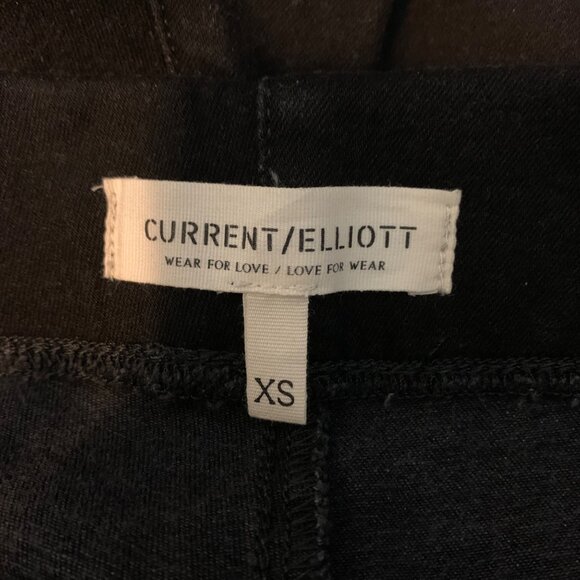 Current/Elliott Vignette Coal Black Skinny Jeans Women's Size XS - Picture 5 of 7